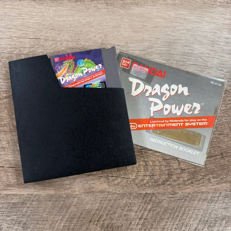 Dragon Power (Nintendo Entertainment System, 1986) CIB & Great Condition!