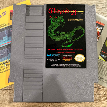 Wizardry Knight of Diamonds (Nintendo NES, 1991) Beautiful Condition🔥No Manual