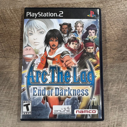 Arc the Lad End of Darkness (PlayStation 2, PS2 2005) CLEAN CIB W/ Manual!