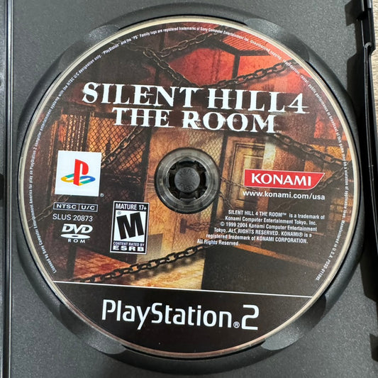 Silent Hill 4 The Room (Sony PlayStation 2, PS2 2004) Clean Disc & Manual!🔥