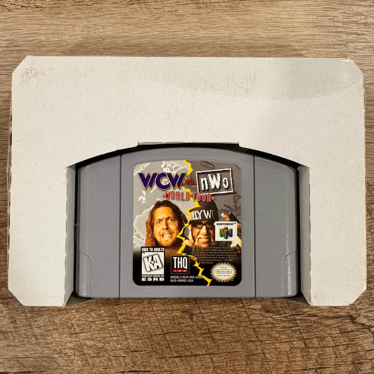 WCW VS NWO World Tour (Nintendo 64, N64 1996) CIB Copy 🔥 W/ Manual & Box! 🔥