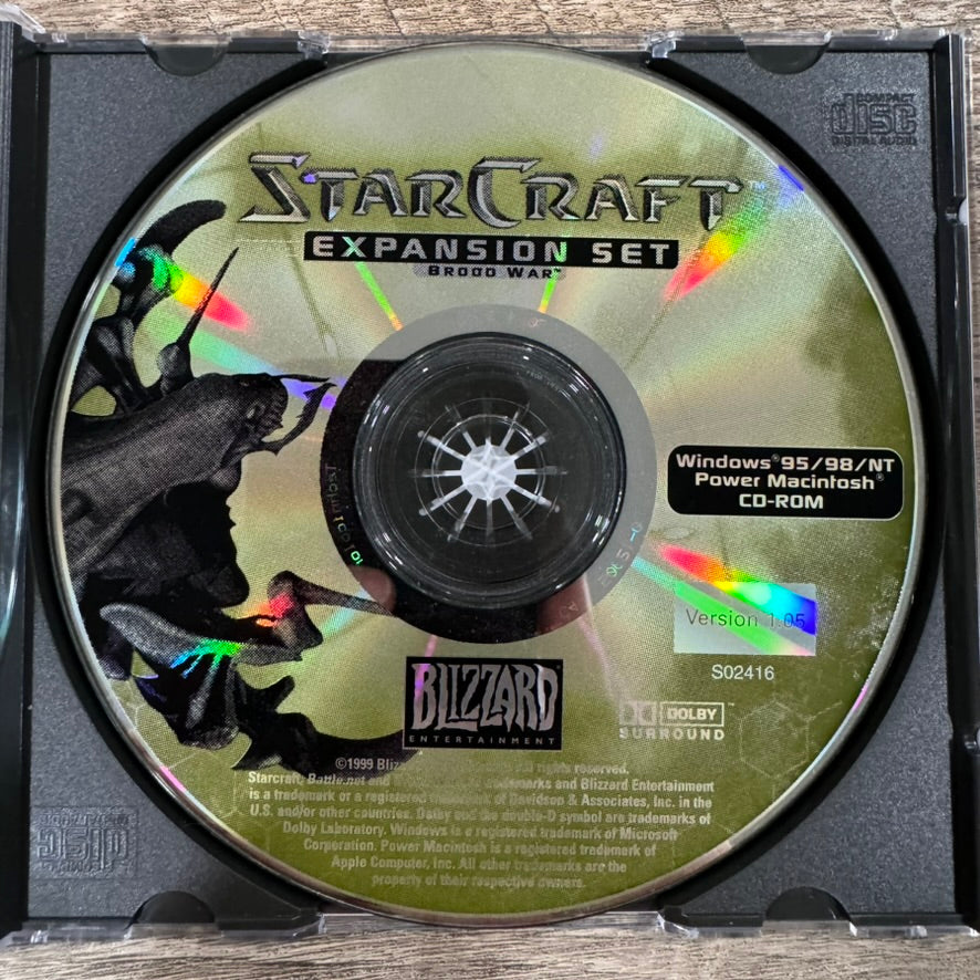 StarCraft: Brood War Expansion Set (Blizzard, PC 1998) 🔥 Clean BIG BOX 📦