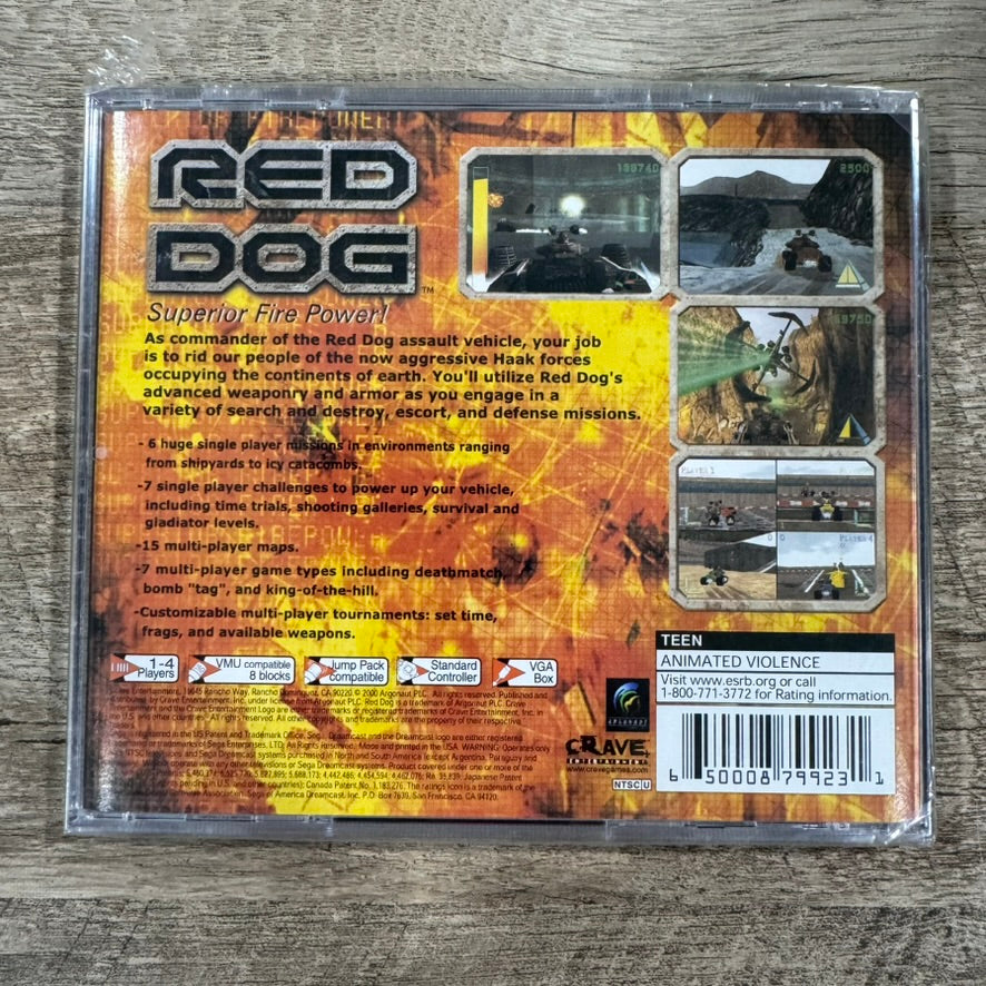 Red Dog: Superior Firepower (Sega Dreamcast, 2000) Brand New & SEALED! Amazing🦭