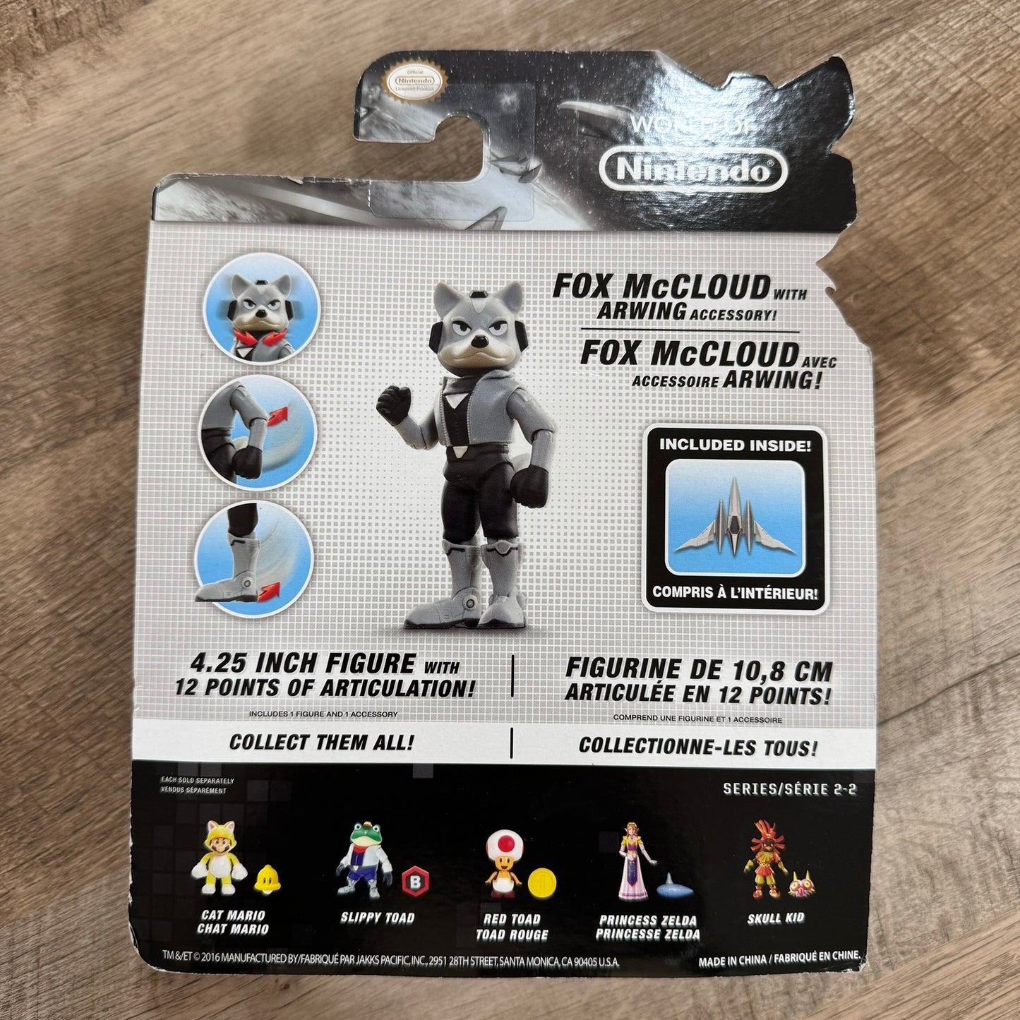 World of Nintendo Star Fox - Fox McCloud Prototype Series Special Edition Jakks!