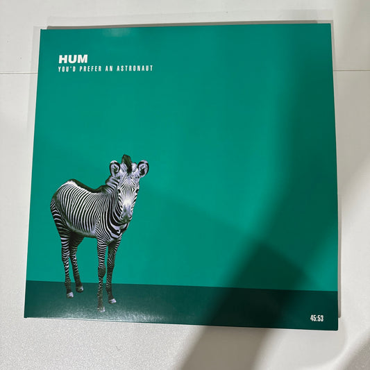 Limited 180 gram Clear Green 2 x LP Vinyl Hum You'd Prefer An Astronaut New