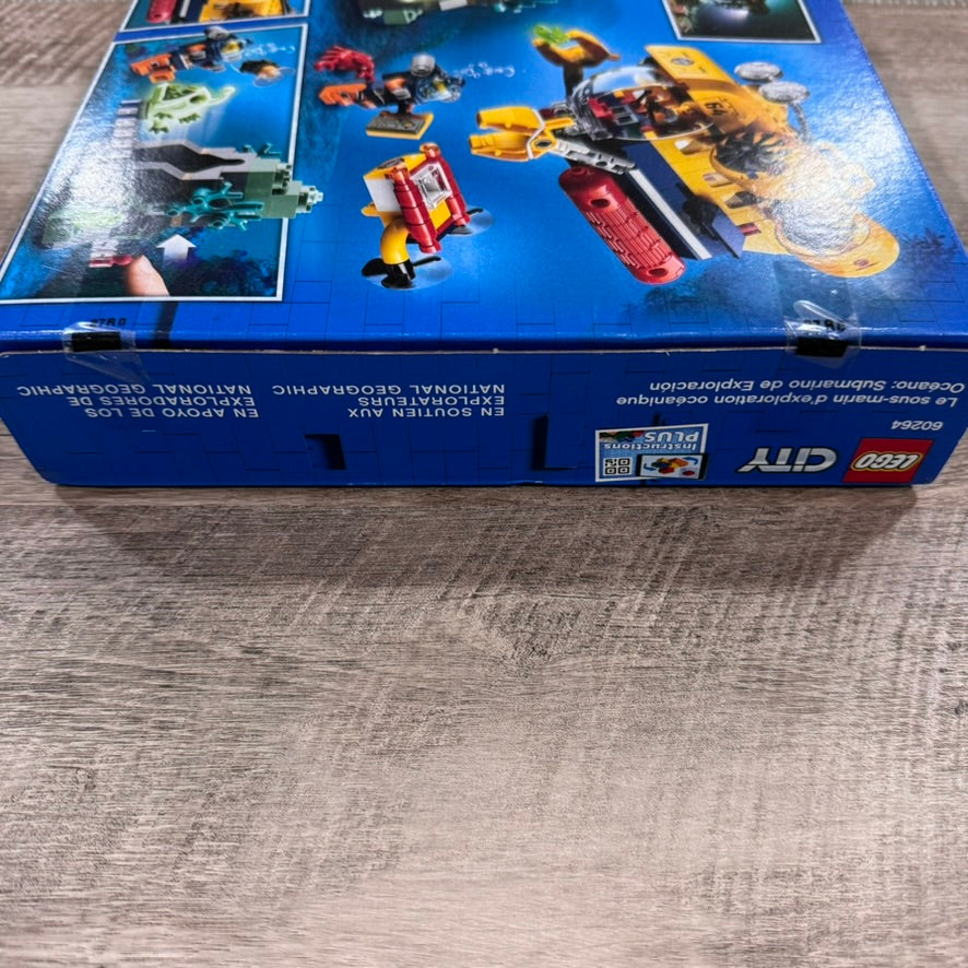 Lego City 60264 Ocean Exploration Submarine Building Set Brand New & Sealed!