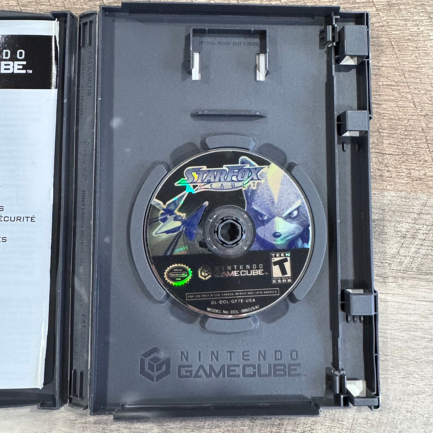 Star Fox: Assault (Nintendo GameCube, 2005) Clean Disc, Case & Art!