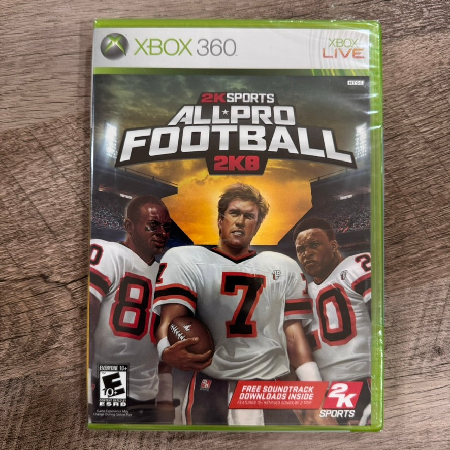 All-Pro Football 2K8 (Microsoft Xbox 360, 2007) Brand New & Factory Sealed!