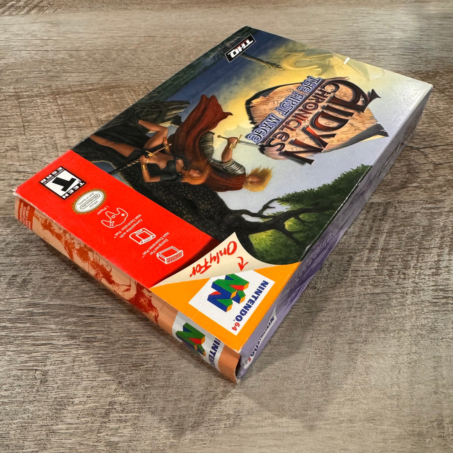 Aidyn Chronicles: The First Mage (Nintendo 64, 2001) Box Manual Complete CIB N64