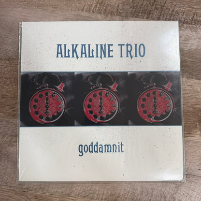 Alkaline Trio - Goddamnit Red & Black PINWHEEL Vinyl Record NEW W/ Insert! Clean