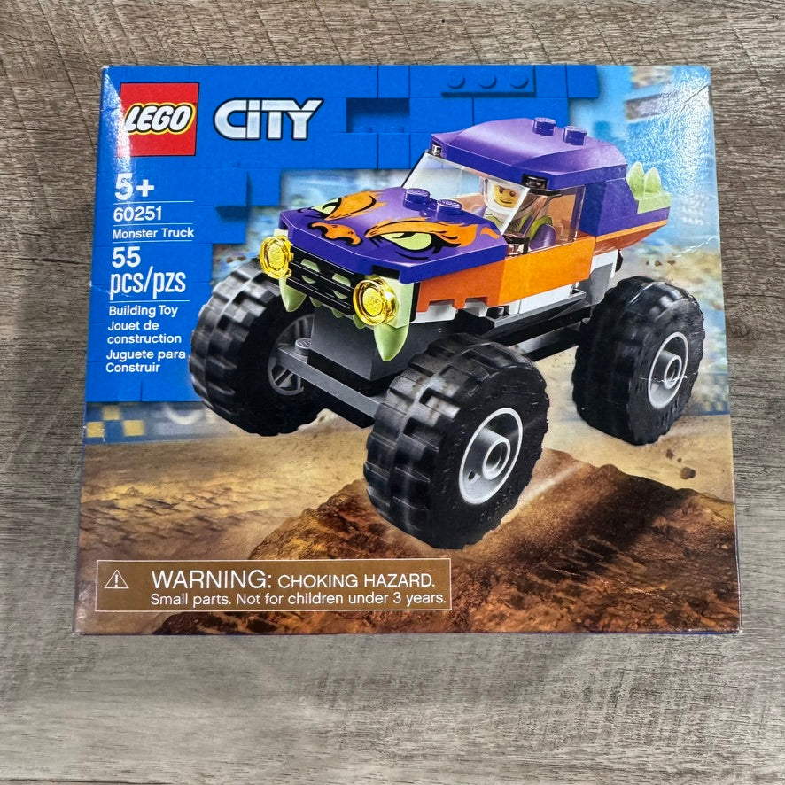 LEGO City 60251 Monster Truck Brand New & Sealed 55 Pcs Includes Figure