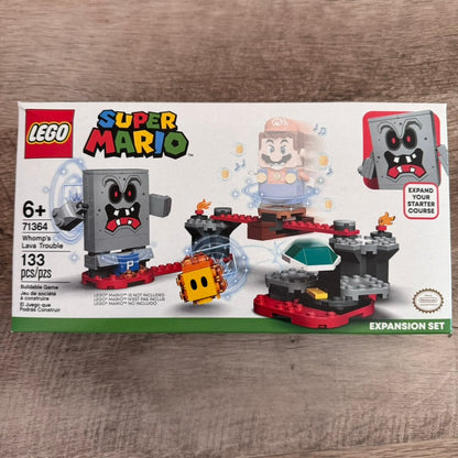 Lego Super Mario 71364 Whomp's Lava Trouble Expansion Set SEALED! Nice Box!