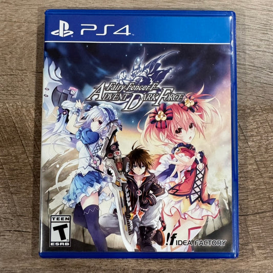 Fairy Fencer F: Advent Dark Force (Sony PlayStation 4 PS4, PS4 2016) CIB & Mint!