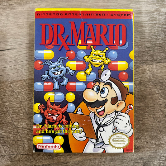 Dr. Mario - NES (Nintendo Entertainment System, 1990) CIB & Very Clean🔥