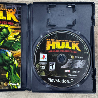 Incredible Hulk: Ultimate Destruction (Sony PlayStation 2, PS2 2005) CIB & NM+