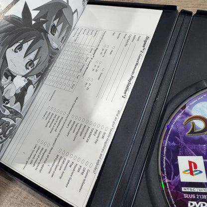 Disgaea 2 Cursed Memories (PlayStation 2, PS2 2006) MINTY CIB W/ Reg Card!