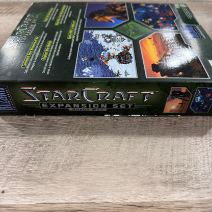 StarCraft: Brood War Expansion Set (Blizzard, PC 1998) 🔥 Clean BIG BOX 📦