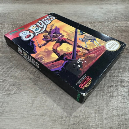 8 Eyes (Nintendo, NES 1989) Nice Authentic CIB Copy W/ Box, Manual & Cart!