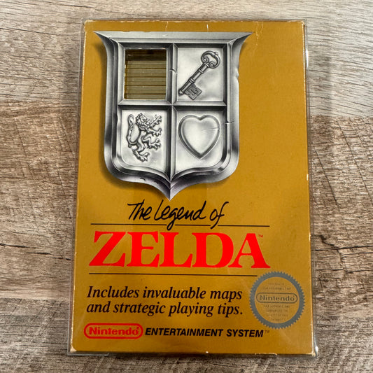 The Legend Of Zelda (Nintendo NES, 1987) W/ CLEAN Box, 🔥Minty Cart🔥 And Map!