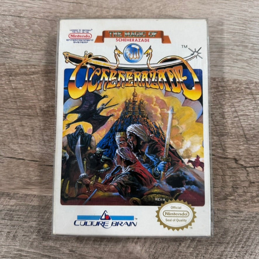 The Magic of Scheherazade (Nintendo, NES 1989) Amazing Condition W/ Maps!🗺️🔥