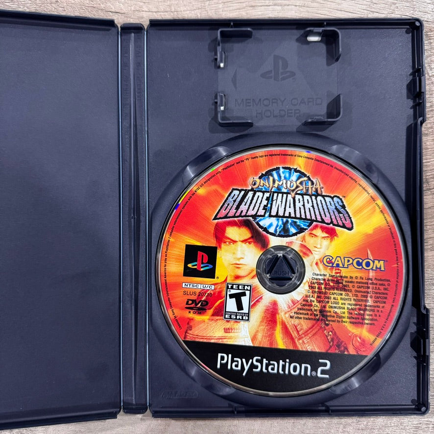 Onimusha Blade Warriors (Sony PlayStation 2, PS2 2003) Nice Disc & Case Included