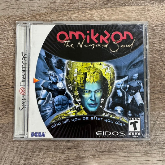 Omikron: The Nomad Soul (Sega Dreamcast, 2000) Complete CIB W/ Manual & CLEAN!