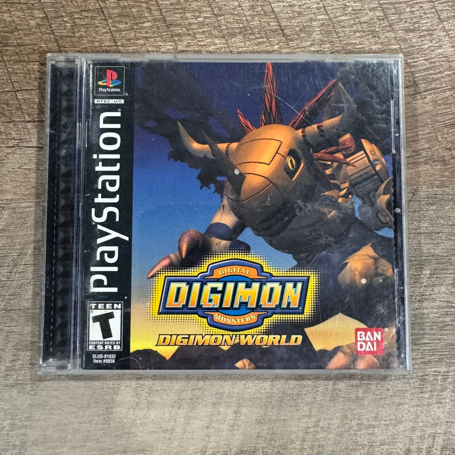 Digimon World (Sony PlayStation, PS1 1999) Black Label CIB W/ Reg. Card!