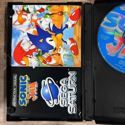 Sonic Jam (PAL Sega Saturn, 1997) Complete & Very Clean! Crispy Manual and Disc!