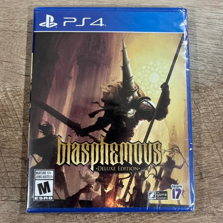 Blasphemous Deluxe Edition (Sony PlayStation 4, PS4 2021) Brand New & SEALED!