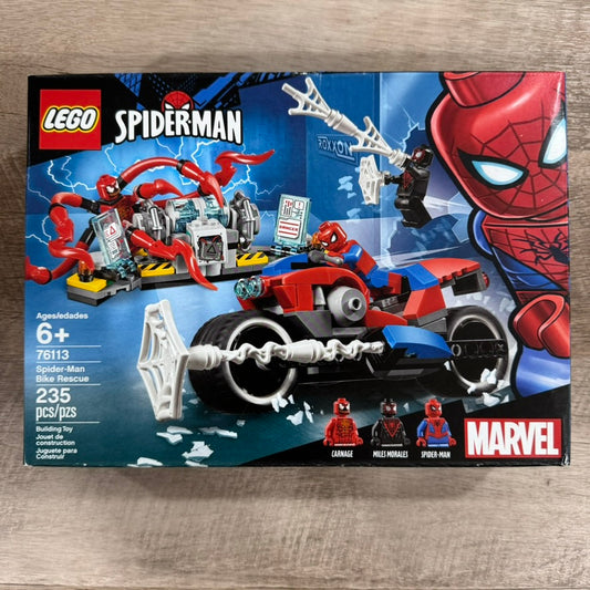 Lego Marvel: Spider-Man 76113 Bike Rescue Building Toy Brand New & Sealed!