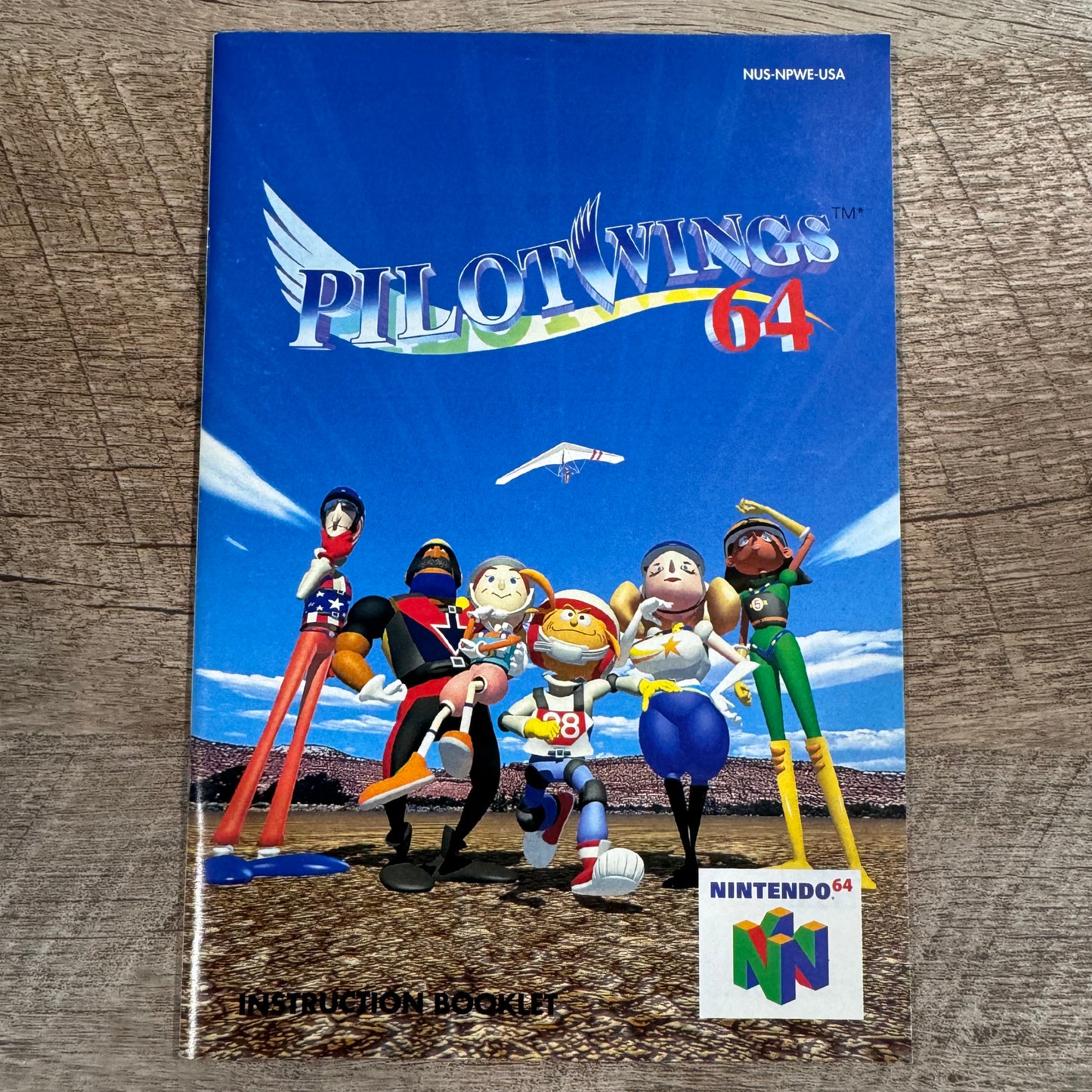 Pilotwings 64 (Nintendo 64, N64 1996) CIB & Crispy Clean Condition! 🔥WOW🔥