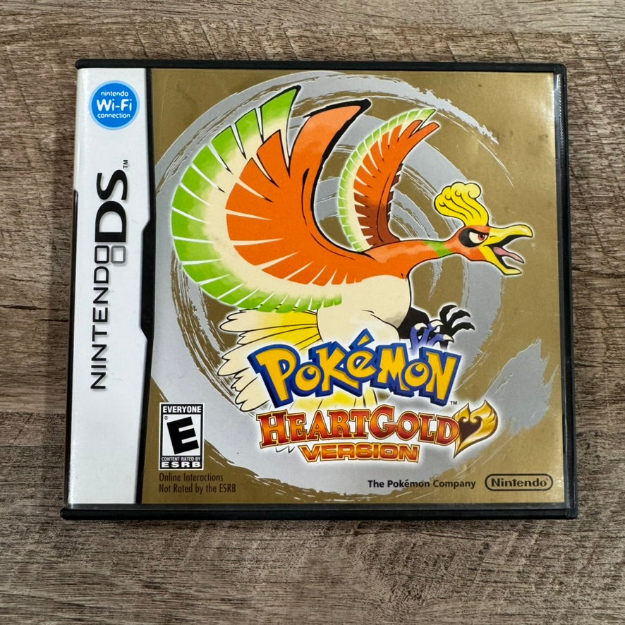 Pokemon HeartGold Version (Nintendo DS, 2010) Case and Manuals Only NO GAME