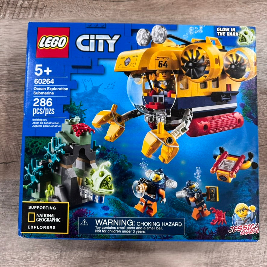 Lego City 60264 Ocean Exploration Submarine Building Set Brand New & Sealed!