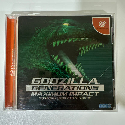 Godzilla Generations Maximum Impact Dreamcast Japanese Import Japan JP US Seller