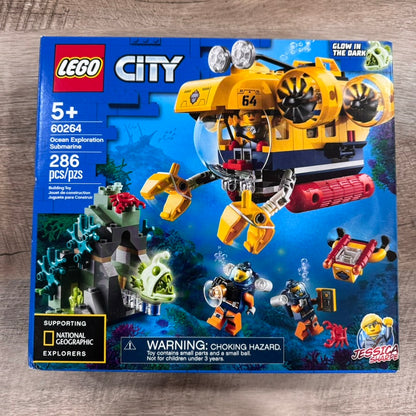 Lego City 60264 Ocean Exploration Submarine Building Set Brand New & Sealed!