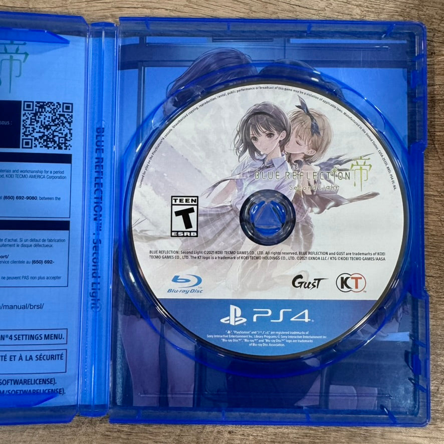 Blue Reflection - Second Light(Sony PlayStation 4, PS4 2017) CIB W/ Mint Disc!