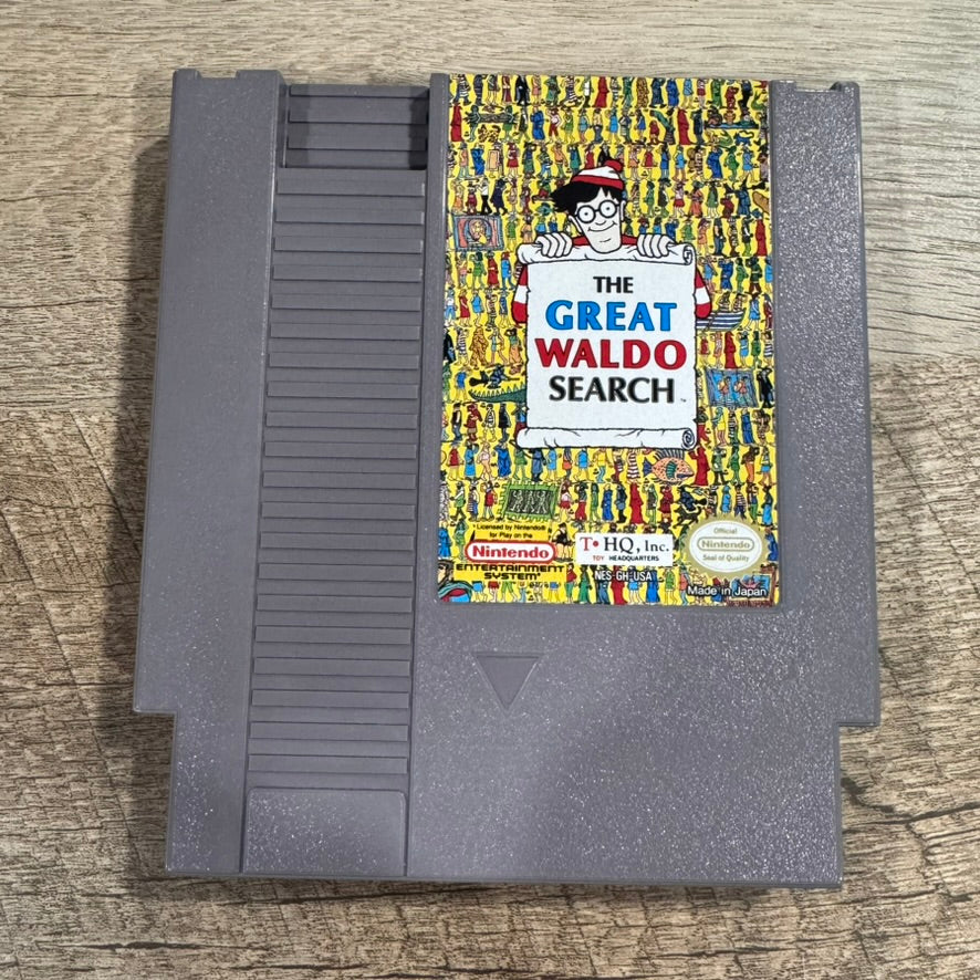 The Great Waldo Search (Nintendo Entertainment System, NES 1992) CIB & MINTY!