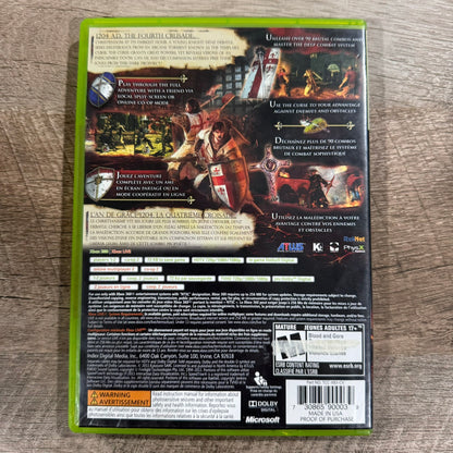 Cursed Crusade (Microsoft Xbox 360, 2011) 🔥CIB, Tested & CLEAN!🔥