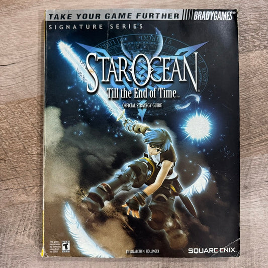 Star Ocean Till The End Of Time Strategy Guide Signature Series CIB W/ POSTER!