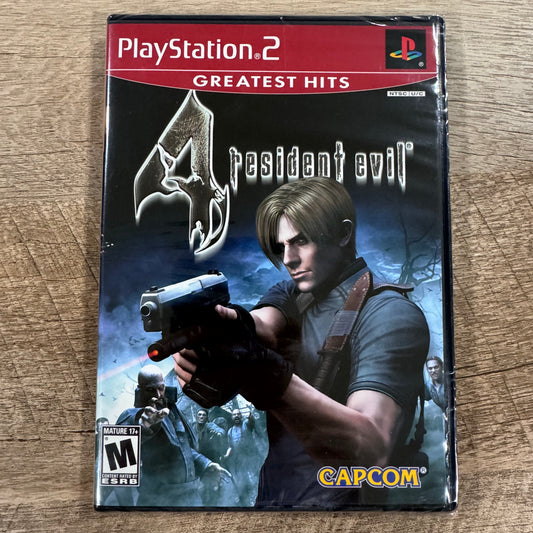 Resident Evil 4 (Greatest Hits) Sony PlayStation 2, PS2 2005) Mint Seal! 🦭