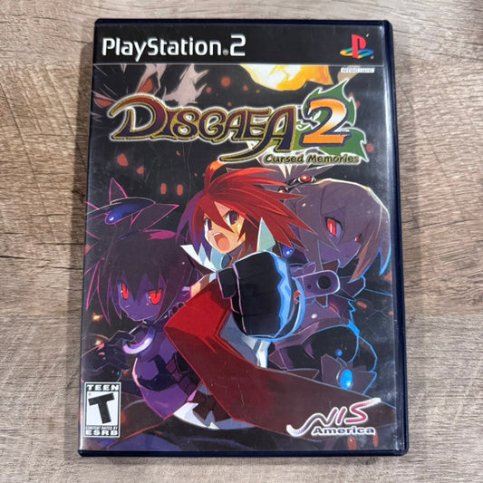 Disgaea 2 Cursed Memories (PlayStation 2, PS2 2006) MINTY CIB W/ Reg Card!