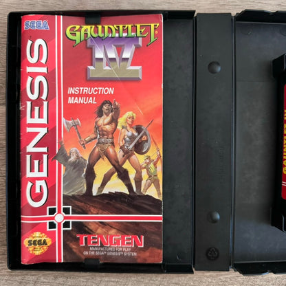 Gauntlet IV (Sega Genesis, 1993) Complete W/Case, Manual & Cart🔥NICE CIB!🔥