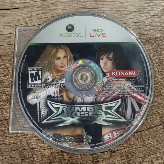 Rumble Roses XX (Microsoft Xbox 360, 2006) Disc Only! Tested & Working!