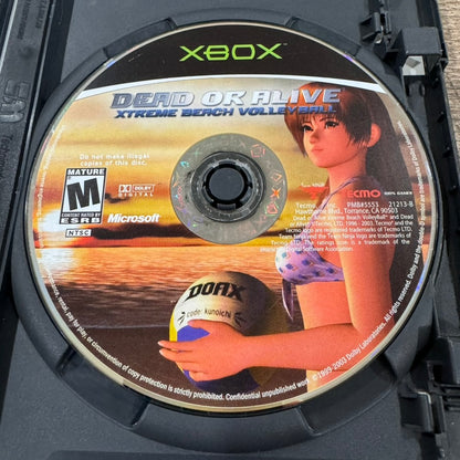 Dead or Alive: Xtreme Beach Volleyball (Microsoft Xbox, 2003) Nice Disc & Case!