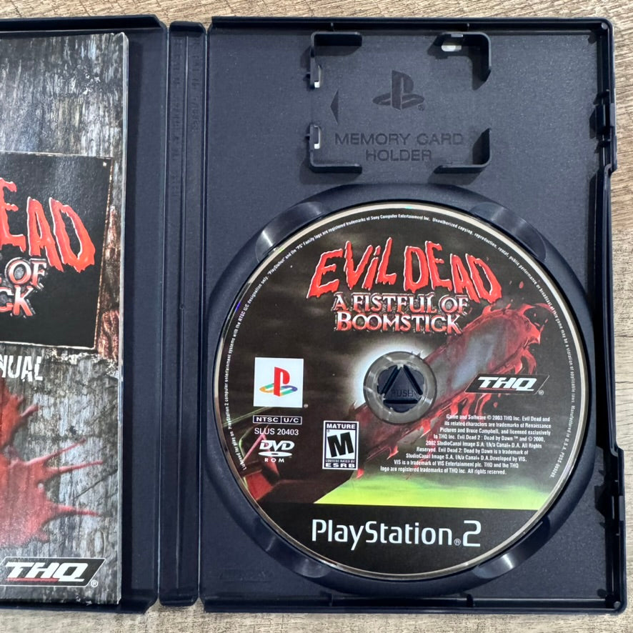 Evil Dead A Fistful Of Boomstick (Sony PlayStation 2, 2003) CIB & Very Clean!💥