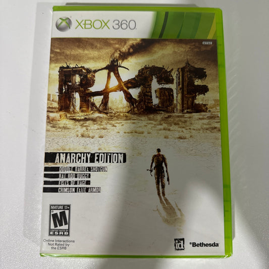 Rage -- Anarchy Edition (Microsoft Xbox 360, 2011) CIB