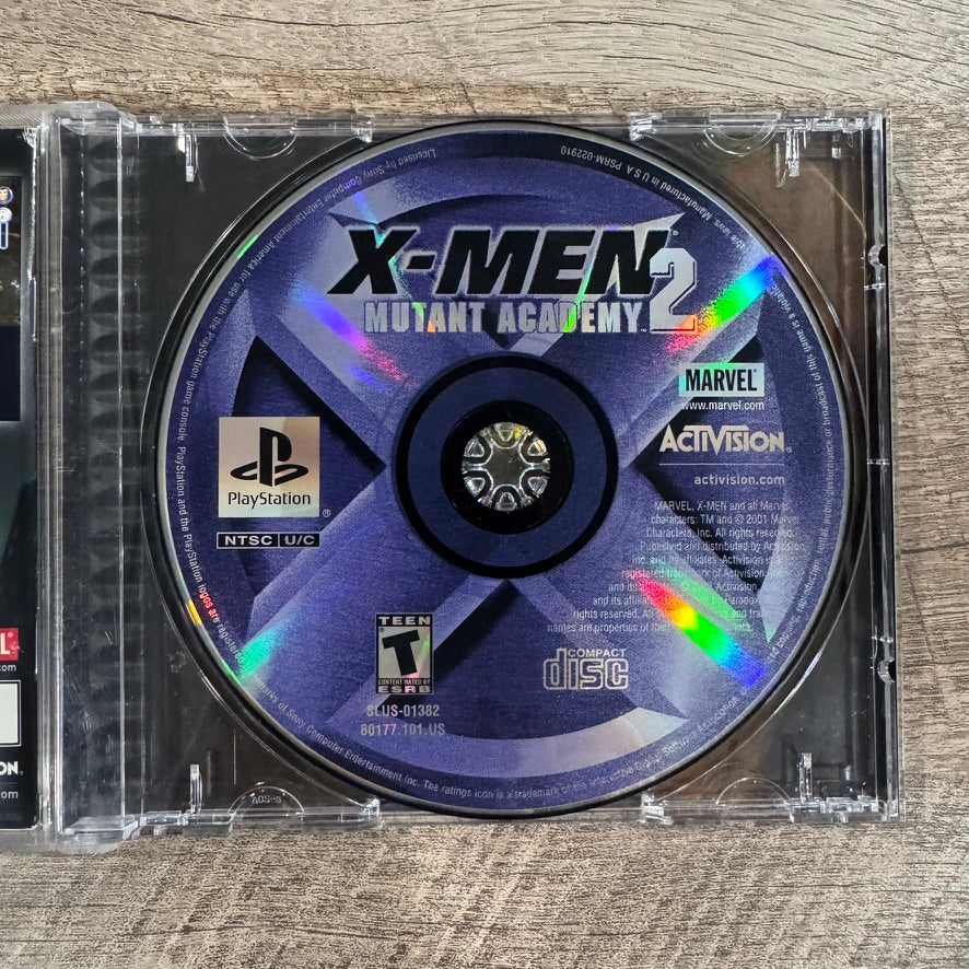 X-Men Mutant Academy 2 (Sony PlayStation, PS1 2001) CIB W/ Reg Card & CLEAN!