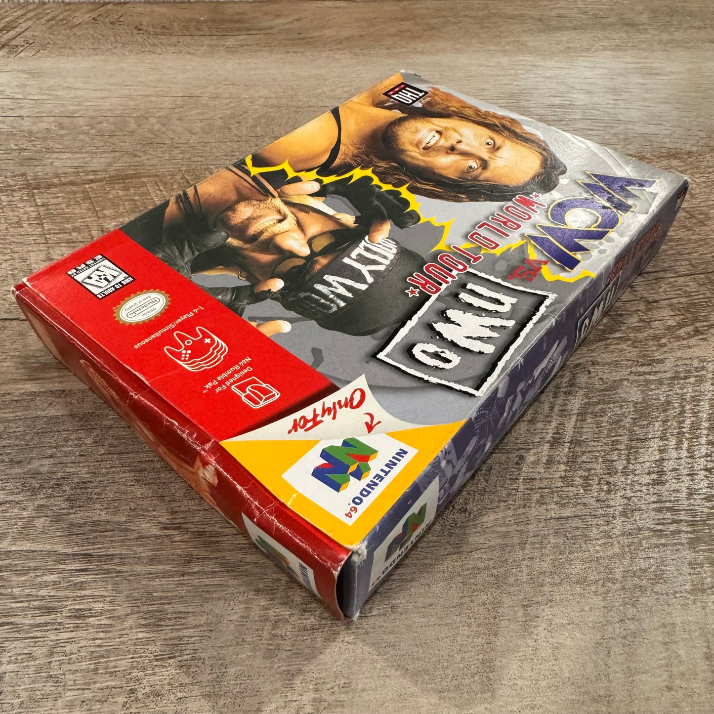 WCW VS NWO World Tour (Nintendo 64, N64 1996) CIB Copy 🔥 W/ Manual & Box! 🔥