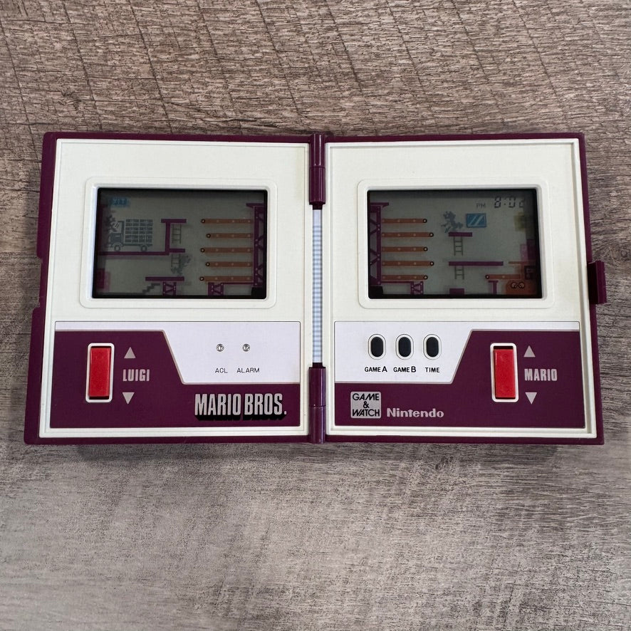 Nintendo Game and Watch MW-56 Mario Bros (Multi Screen, 1983) CLEAN & Working!