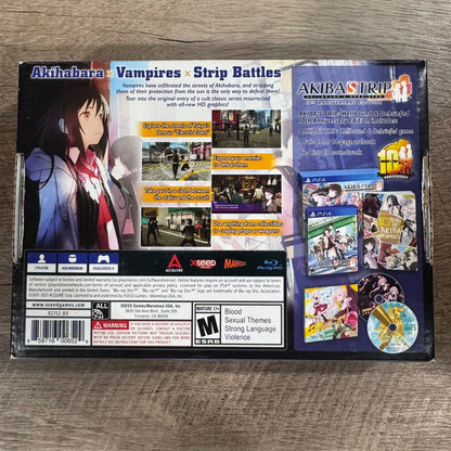 Akiba's Trip Hellbound & Debriefed 10th Anniversary Edition (PS4, 2021) FULL CIB